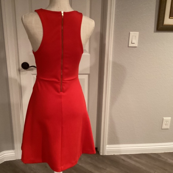 Express Little Red Dress, Size 6, Color Red - Picture 2 of 3